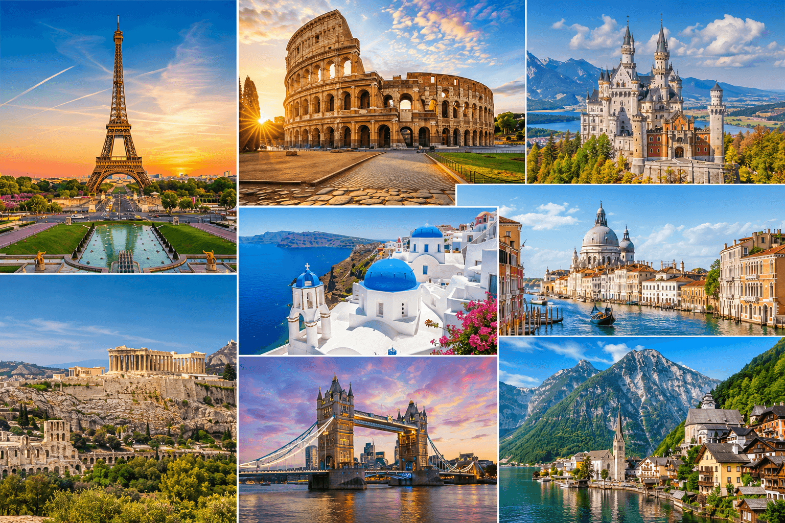 All new grands wonders of Europe